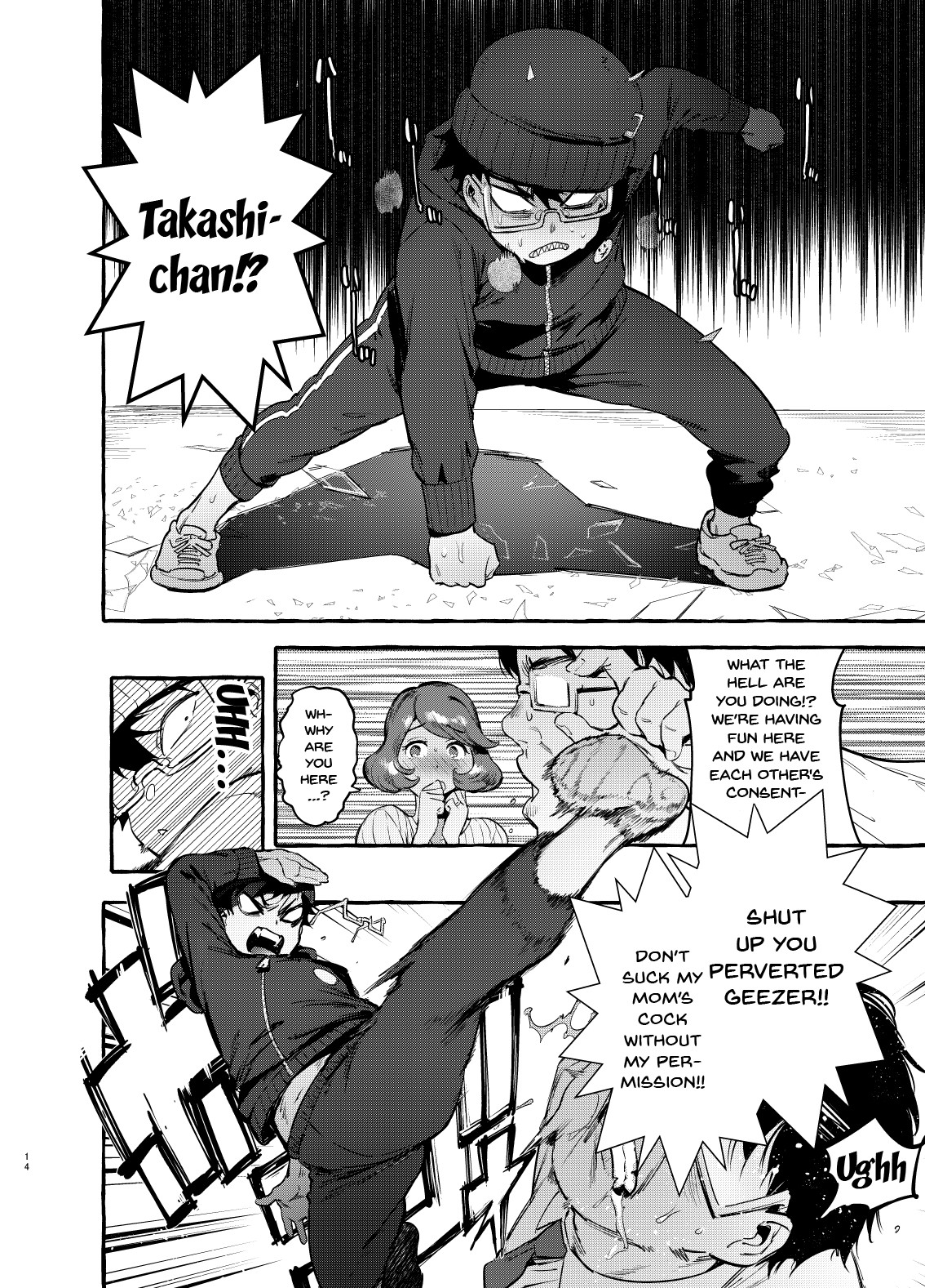 Hentai Manga Comic-Your Mom Has a Big Premature Ejaculating Dick!!-Read-15